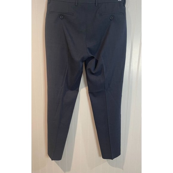 Michael Kors Mens Navy Dress Pants 33x30 Slim Fit - Picture 6 of 11